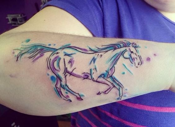 pferd tattoo 50