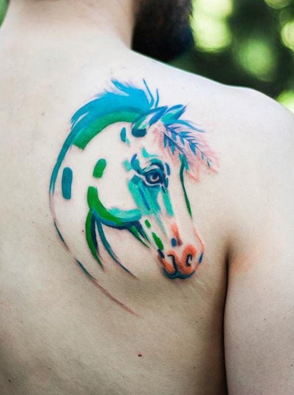 pferd tattoo 500