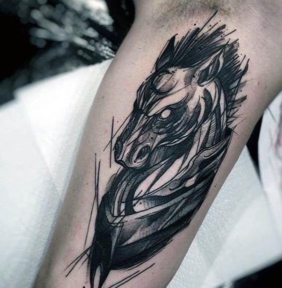 pferd tattoo 65