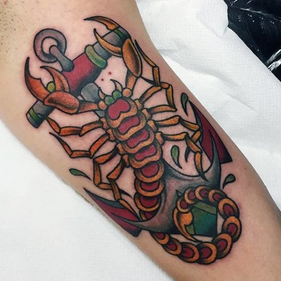 skorpion tattoo 158