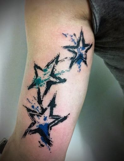 sterne tattoo 497
