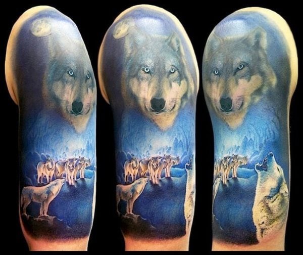 wolf tattoo 134