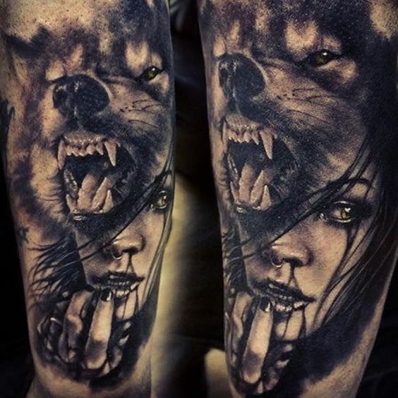 wolf tattoo 155