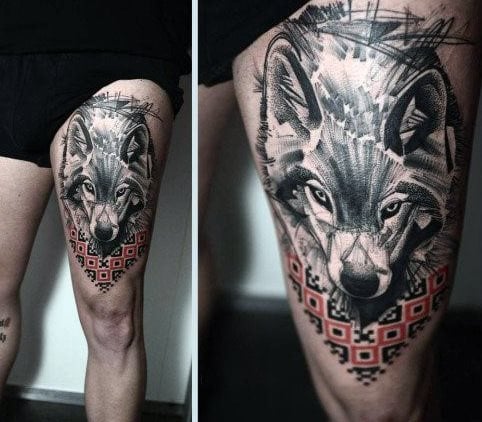 wolf tattoo 17