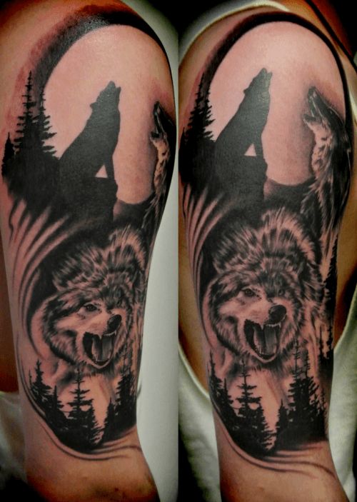 wolf tattoo 176