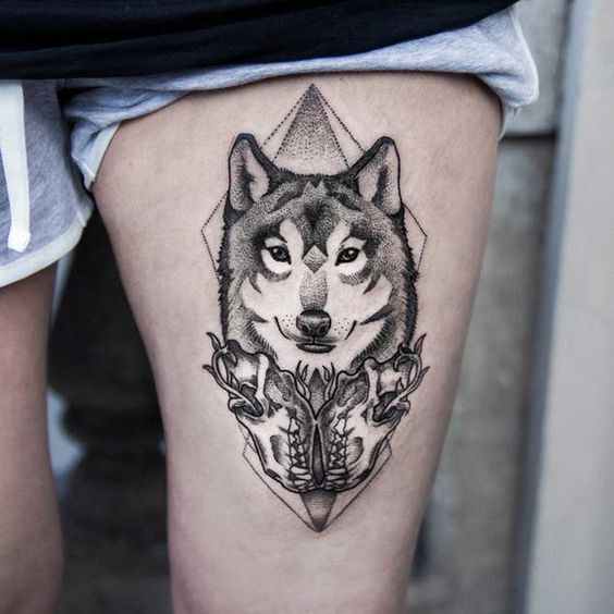 wolf tattoo 209