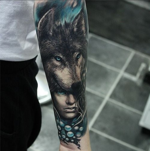 wolf tattoo 227
