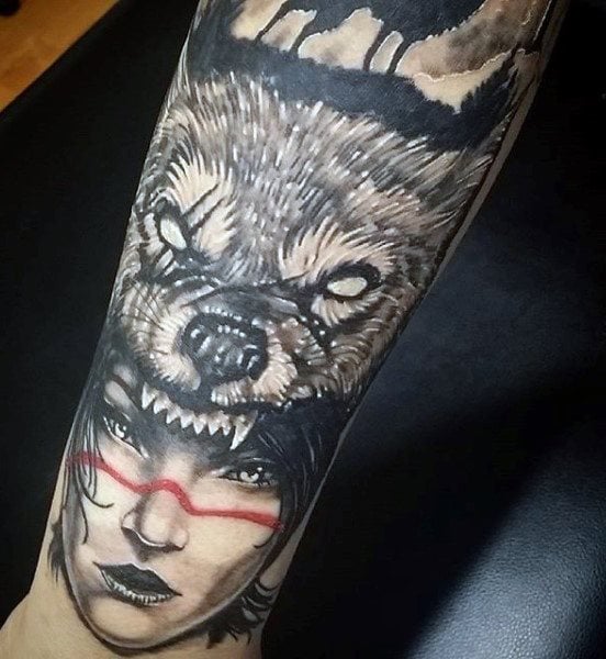 wolf tattoo 296