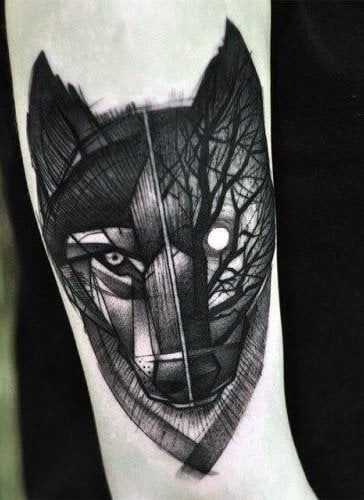 wolf tattoo 299
