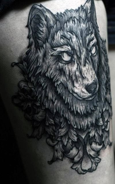 wolf tattoo 302