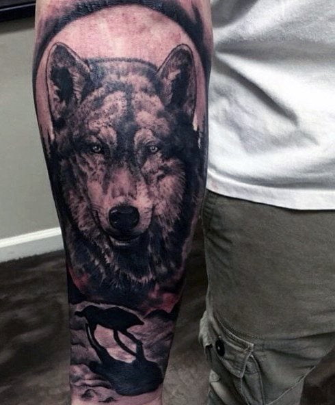 wolf tattoo 317