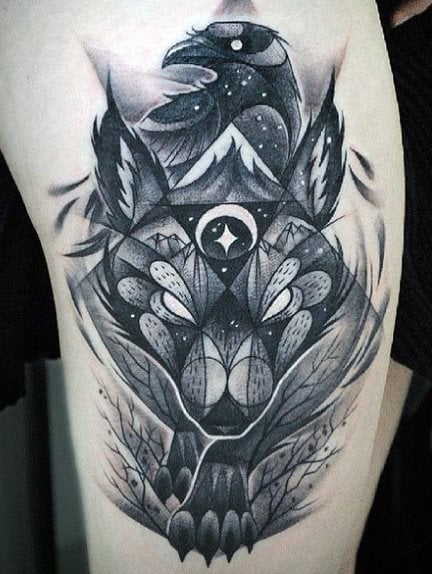 wolf tattoo 323