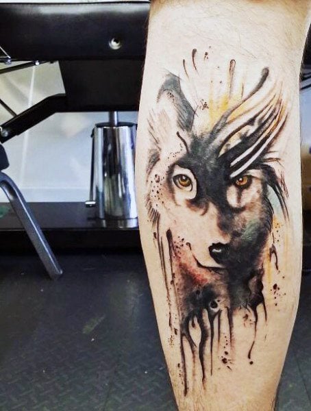wolf tattoo 374