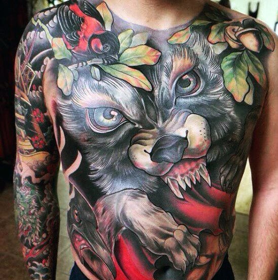wolf tattoo 404