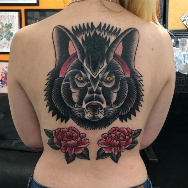 wolf tattoo 464