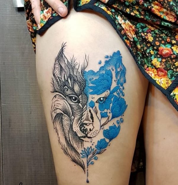 wolf tattoo 491