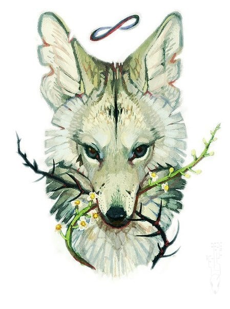 wolf tattoo 506