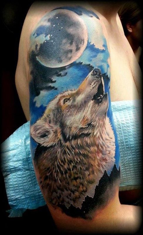 wolf tattoo 599