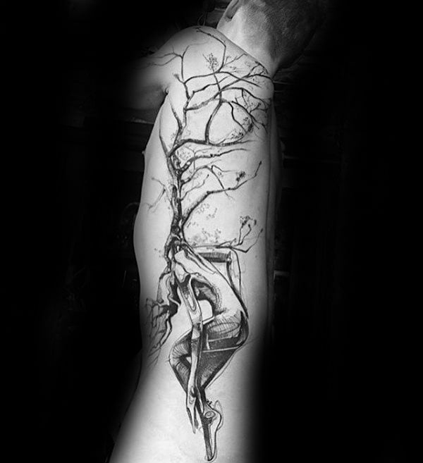 Baumwurzeln tattoo 19