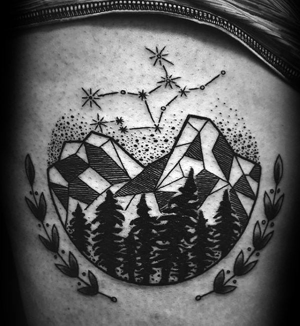 Jungfrau tattoo 11