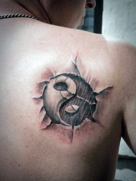 yin yang symbole tattoo 07