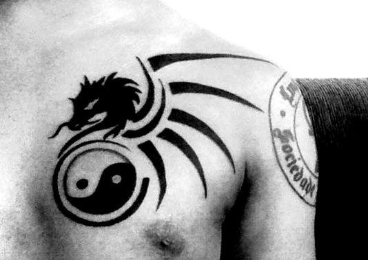 yin yang symbole tattoo 101