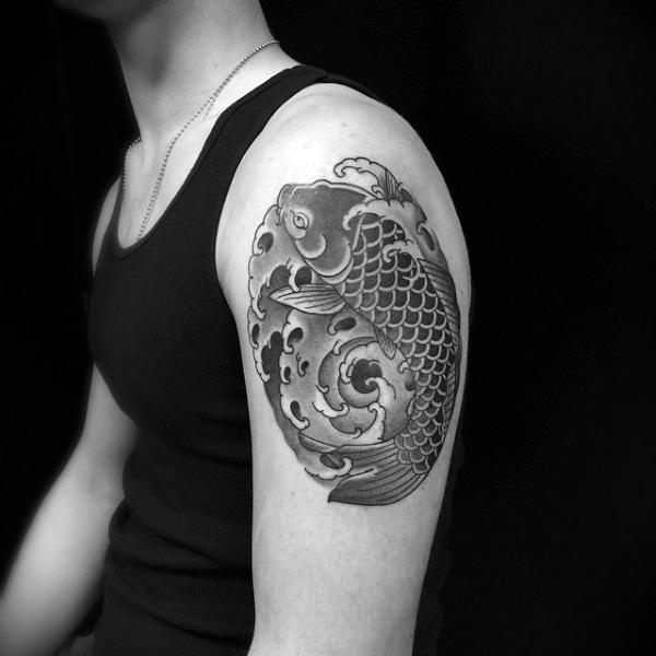 yin yang symbole tattoo 13