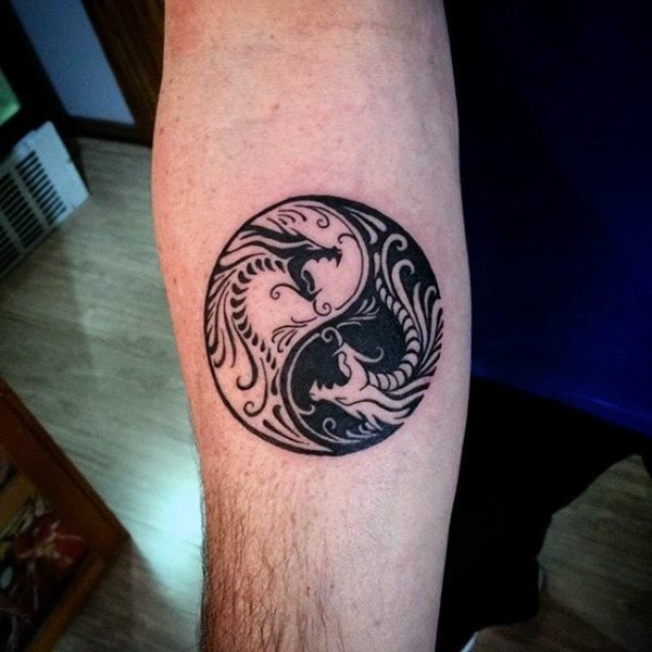 yin yang symbole tattoo 15