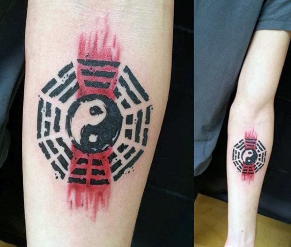 yin yang symbole tattoo 43