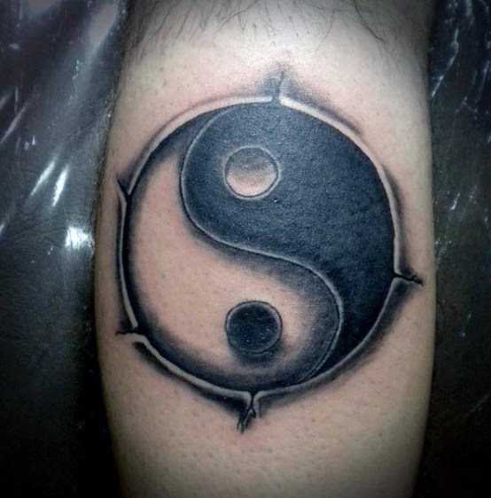 yin yang symbole tattoo 89