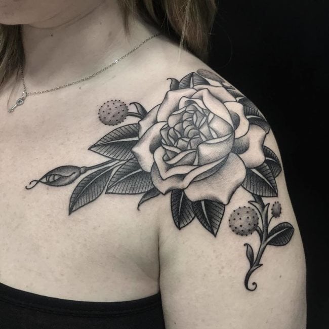 rose tattoo 165