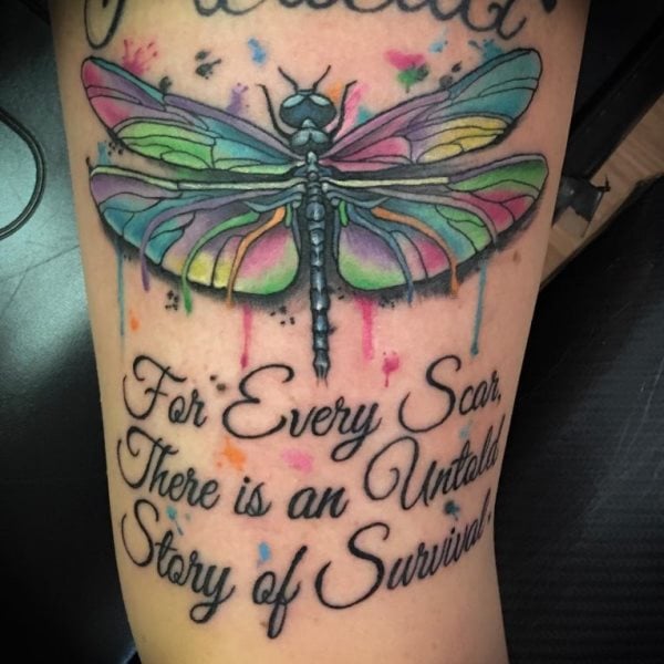 libelle tattoo 458