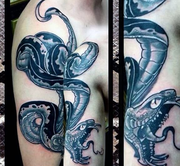 schlange tattoo 164
