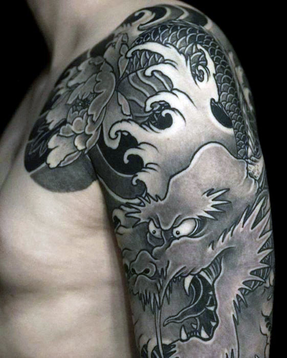 japanische wellen tattoo 09