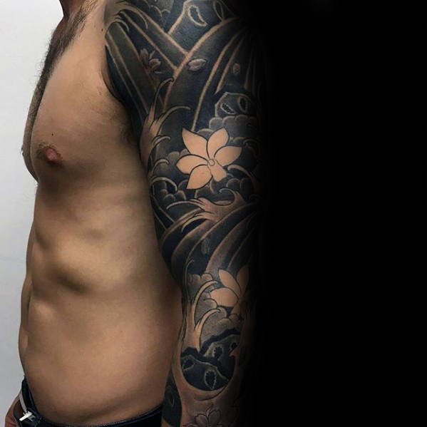 japanische wellen tattoo 11