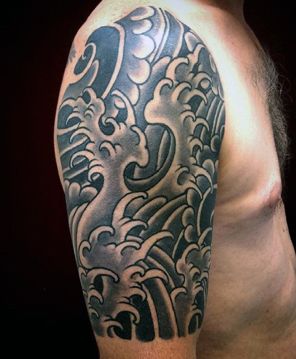japanische wellen tattoo 31