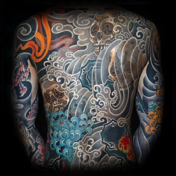 japanische wellen tattoo 65