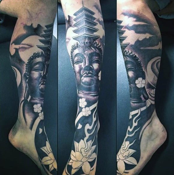 buddhistische tattoo 47
