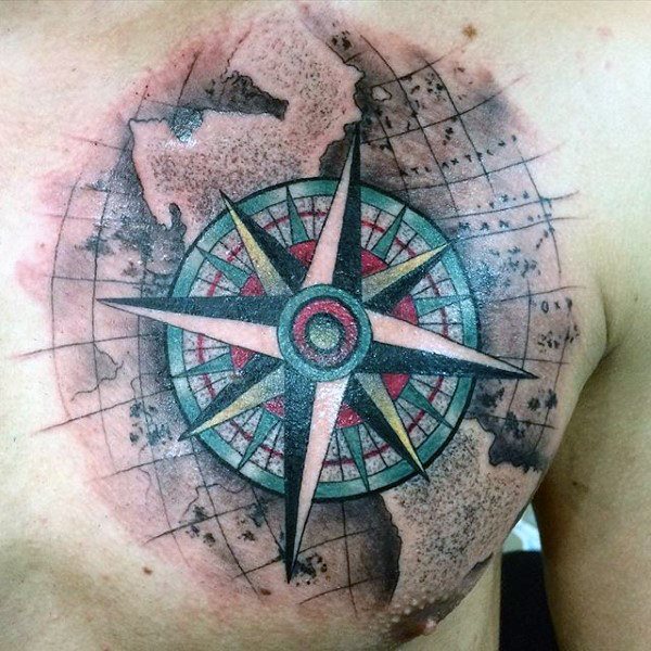 kompass tattoo 10
