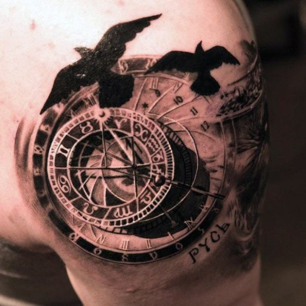 kompass tattoo 121