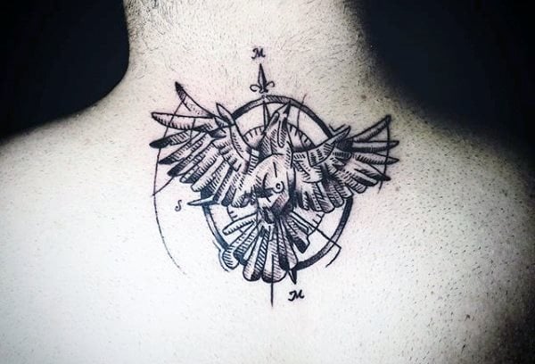 kompass tattoo 124