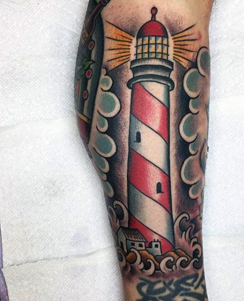 leuchtturm tattoo 154