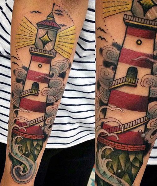 leuchtturm tattoo 190