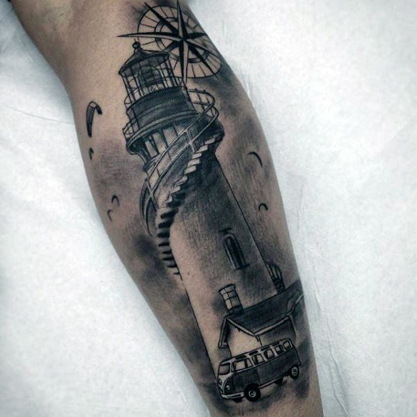 leuchtturm tattoo 55