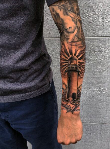 leuchtturm tattoo 88