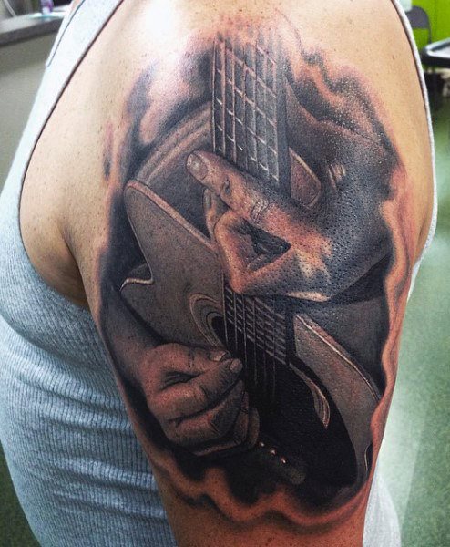 gitarre tattoo 145
