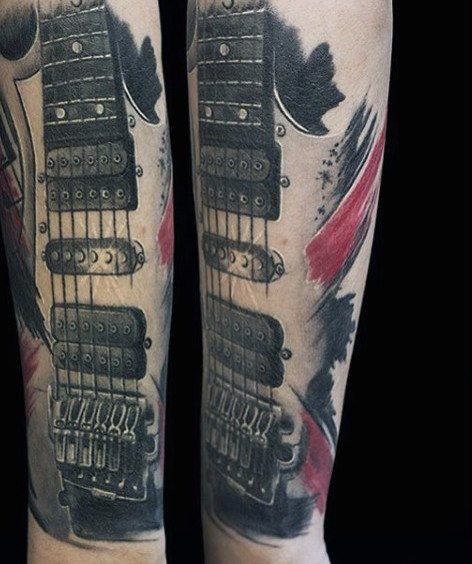 gitarre tattoo 169