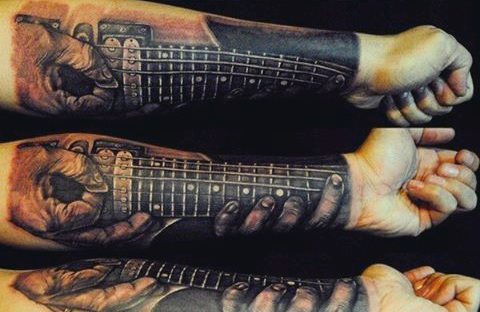 gitarre tattoo 184
