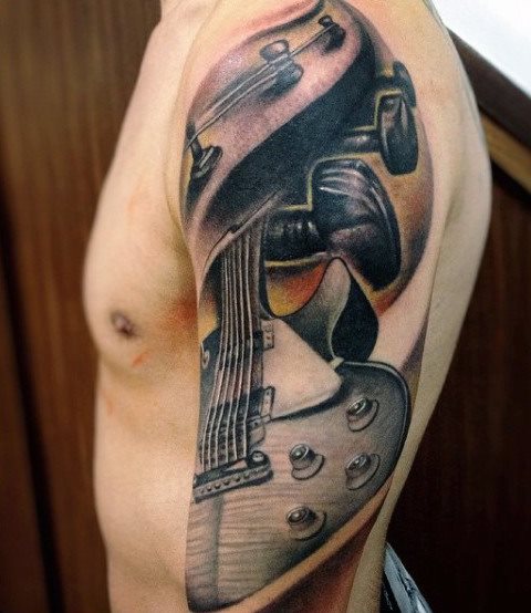 gitarre tattoo 49