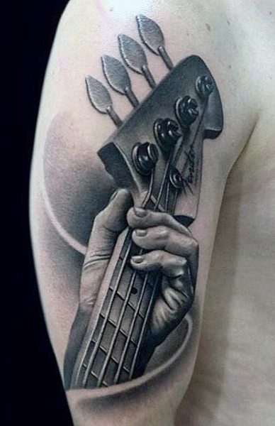 gitarre tattoo 64